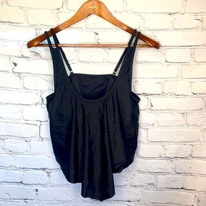 Souqfone Black Swim Bikini Top Size Large